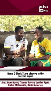 Name 5 Black Stars players in the current squad for the FIFA World Cup! #PulseStrivia #PulseWorldCup2022 #PulseQatar22 #FIFAWorldCup #Qatar2022 #BlackStars | Pulse Ghana