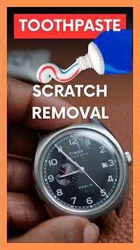 How to Remove Scratches w/ Toothpaste