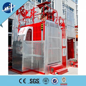 [Hot Item] 1.5t Single Cage Building Material Hoist for Construction