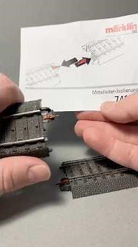 How to properly insulate and break C-tracks! #märklin #modelrailway #modeltrains