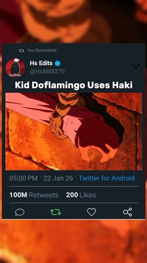 Kid Doflamingo Uses Haki #onepiece
