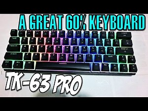 Tezarre TK63 PRO by Punkston REVIEW & Unboxing - A Fantastic 60% Mechanical Gaming Keyboard