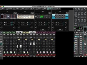 How to use the Behringer X32 Rack - X32 Edit Effects 8