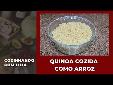 QUINOA COZIDA COMO ARROZ