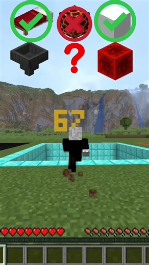 CAN YOU SURVIVE OR NOT? 😱 (RANDOM BLOCKS) #shorts