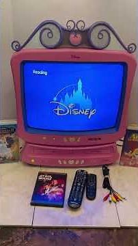 Disney Princess 19” CRT TV DVD VCR Combo