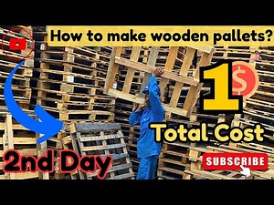 Wooden Pallets Repairing Process || Pallets Business