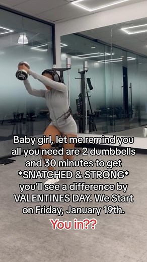 Pair my workouts with cal def & the results are insane! First week free on me 🫱🏾‍🫲🏽 link in bïo. Let’s get right by Valentine’s Day 💗 #fitnessmotivation #calories #deficit #combo #snatched #strong #strongwomen #ValentinesDayChallenge | Dr. Robin B