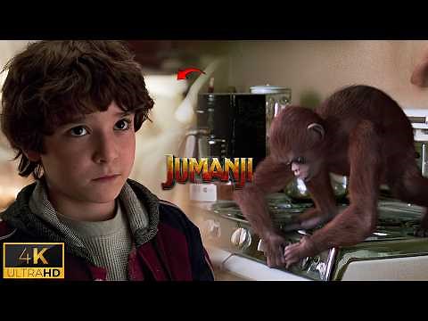 The Game Begins | Jumanji Giant Wasps and Monkeys Attack Scene