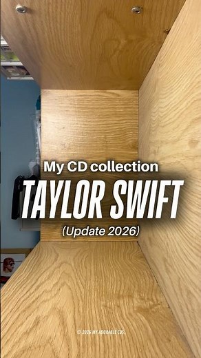My Taylor Swift CD Collection (Update 2026) #cd #taylorswift #collection #shorts #elizabethtaylor