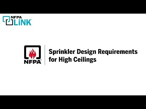 Sprinkler Design Requirements for High Ceilings