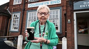 4.1K views · 154 reactions | Barmaid Ann Wilson, aged 82, is celebrating 50 years of pulling pints in Birmingham - and is believed to be one of Britain's oldest. She's looking forward to continuing to serve customers - and bar any rowdy revellers  | BirminghamWorld | Facebook
