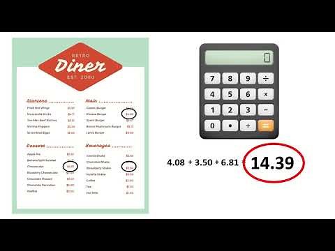Menu Math 1