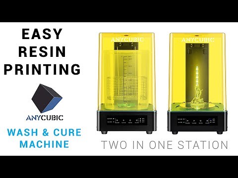 ANYCUBIC wash & cure machine: Streamline your resin 3d printing workflow