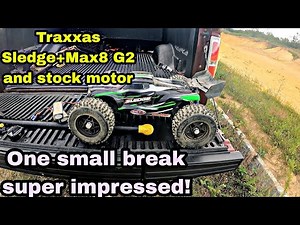 Traxxas Sledge with Max8 g2 esc and stock motor is it better