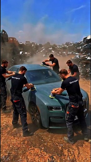 Destroyed Rolls-Royce Ghost → Incredible Restoration! 🔥 #Shorts