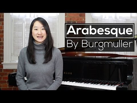 Arabesque by Burgmuller - Classical Piano Pieces