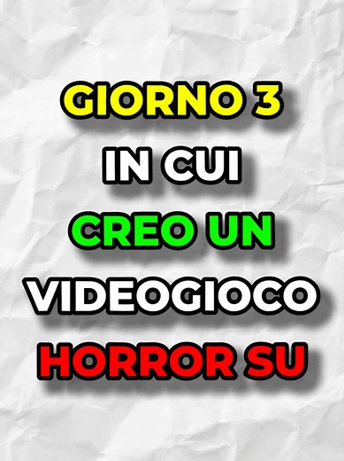 Creazione di un Gioco Horror con UE5: Giorno 3