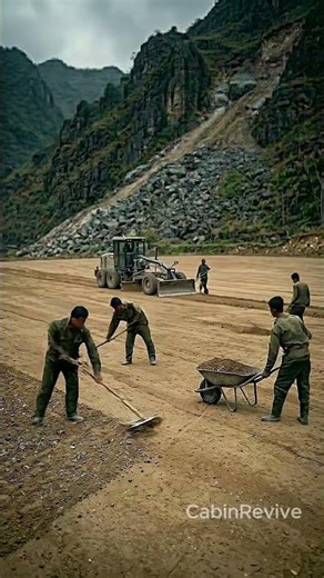 His house was crushed by a landslide… so we built him a new one.❤