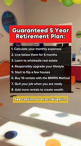 Check out the link at the bottom of this caption to register to get my framework for free! Follow this method if you want to retire in the next five years If you’re able to do it, you will be financially free in the next few years, but it takes a lot of work to actually do it Real estate investing is the answer! | FasterFreedom