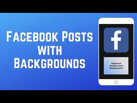 How to Make Facebook Posts with Backgrounds