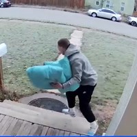 'I felt violated': Porch pirate strikes again, stealing $500 worth of Christmas gifts from mom of 2 kids
