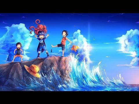 One Piece OST - Chill Music for Study & Relax [Monkey D. Luffy Wallpaper 4K]