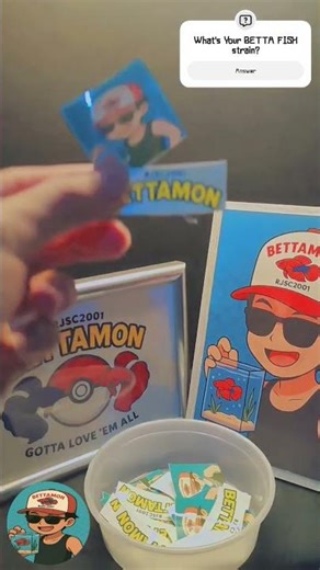 🛒✅ BETTAMON " Gotta Love 'Em All " 🔥🐟 #bettafish #bettafishbreeding #bettafishshop #bettafishlover