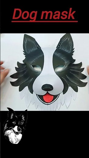 how to make dog mask | animal mask #animalmask #dogmask #dogcostumes #maskmaking #mask #craft