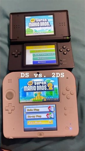 DS vs. 2DS (New Super Mario Bros 1&2)