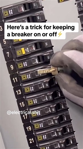 Ever had someone flip a breaker on you while working? 🤔 | Rack-A-Tiers Mfg.