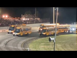 SCHOOL BUS RACING 20 LAPS @ LEE USA SPEEDWAY SEPTEMBER 2025