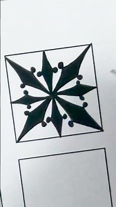 Zentangle Pattern Snag | Dynamic Line Drawing #shorts