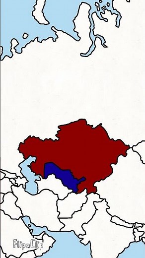 Central Asian Union #asia #map #mapping #animation #art #flipaclip #europe