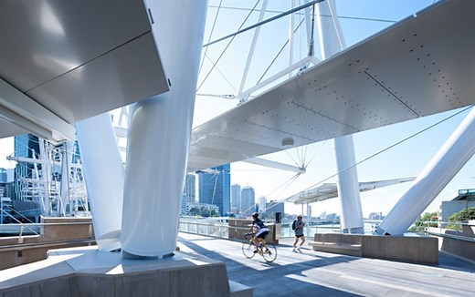 Kurilpa Bridge by Cox Rayner Architects   Arup