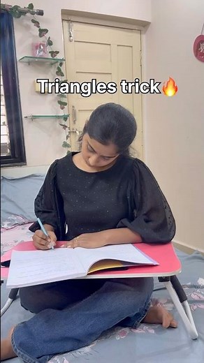 Triangles trick🔥 #maths #mathstrivks #tricks #shorttricks #study #studentslife