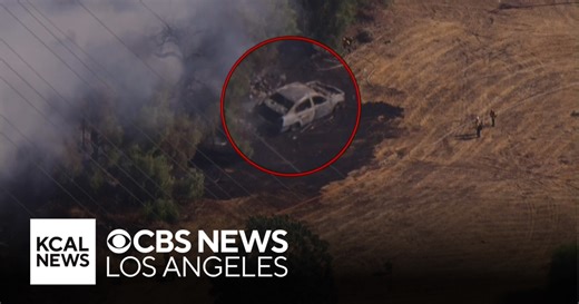 Deadly crash sparks fire at LAPD training facility in Sylmar