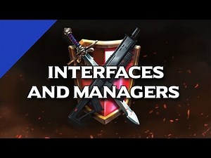 Generic #1 Interfaces & Managers | MCE