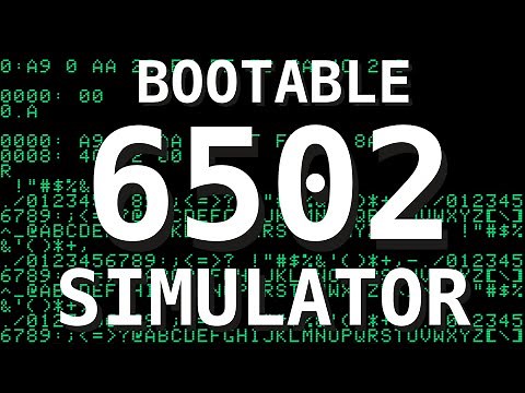 Building bootable virtual MOS 6502 processor simulator in x86 assembly - intro, idea & project goals