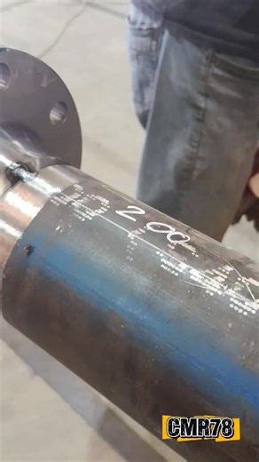 Layout 4"X1" inch sockolet #christopherrejano #fabrication #steel #pipe #fabricator | Christopher Rejano