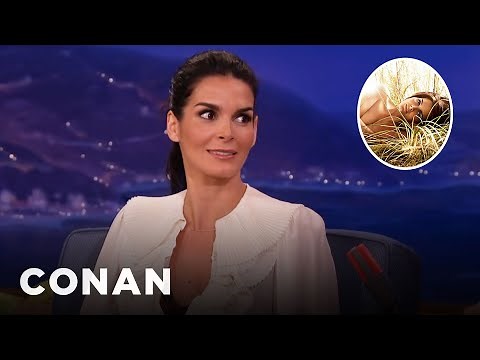 Angie Harmon's Naked Throwback Thursday Pic | CONAN on TBS