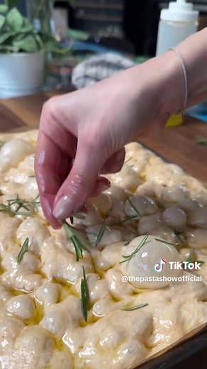 One-Hand Focaccia with Potato, Bacon, and Rosemary