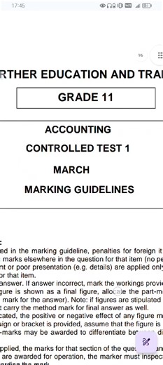 Grade 11 Accounting Memorandum Term 1 #grade10 #child #fail #memorandum #paper