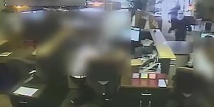 Bank robbery surveillance video released