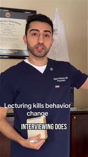 Every time lecturing does not motivate