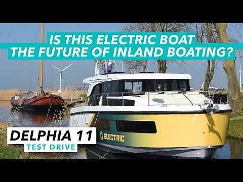The future of inland boating? Delphia 11 diesel and electric tested head to head | MBY
