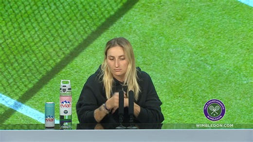 PRESS CONFERENCE: M. Vondrousova; Wimbledon SF Win