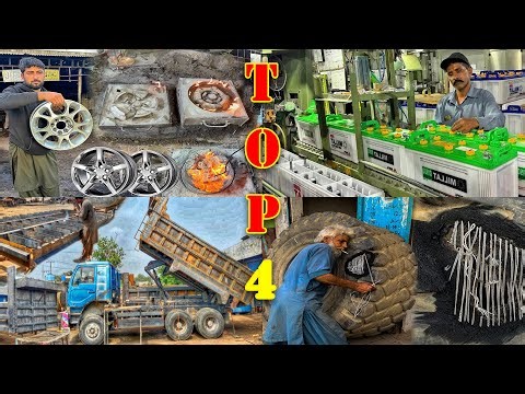 4 Amazing Manufacturing Process in Factory | 4 Mass Production Process in Factory