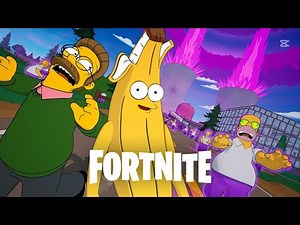 ZOMBIE HOMER INVADED FORTNITE x THE SIMPSONS and it’s INCREDIBLE!