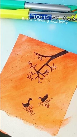 Simple Watercolor Painting for Beginners 🎨